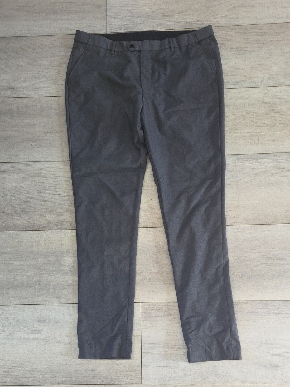 Men's Charcoal Gray Dress Pants - Classic Fit